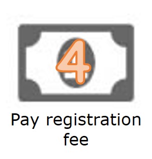 pay registration fee